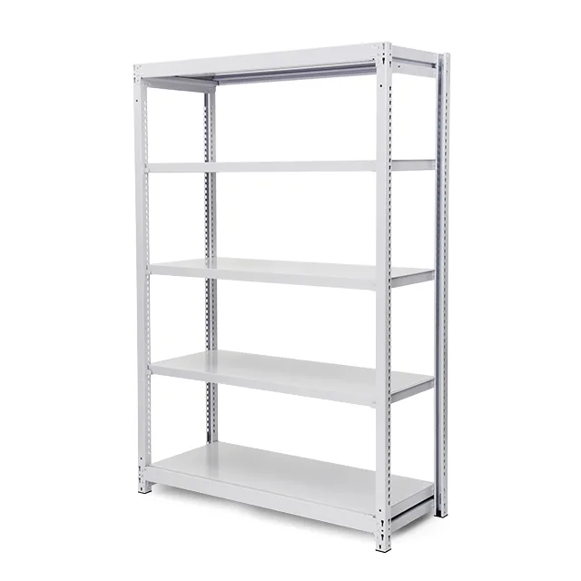 300kg/段 中量ボルトレス棚 高さ1800 x 棚板5枚（有効4段）x 横幅1200